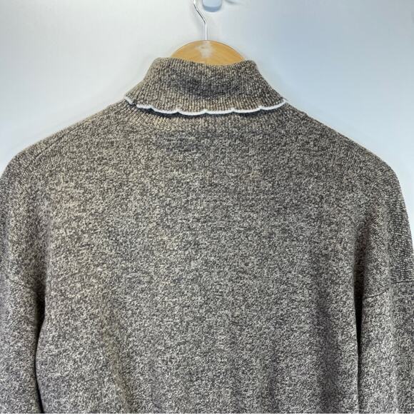 See by Chloé Chestnut scallop Turtleneck Sweater brown - 2 - Picture 11 of 13